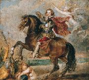 Equestrian Portrait of the George Villiers